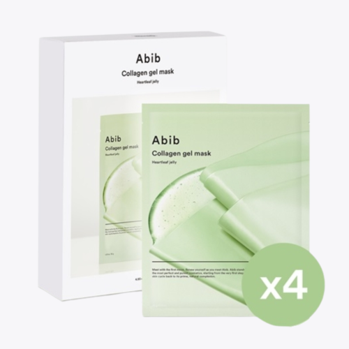 Abib Collagen Gel Mask Heartleaf Jelly (4 pcs)