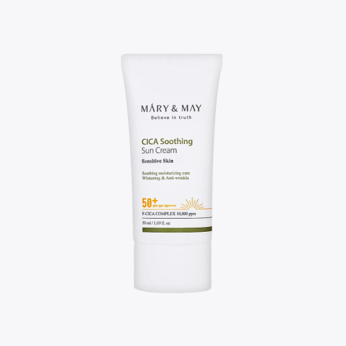 MARY & MAY Vegan CICA Soothing Sun Cream SPF 50+ PA++++ 50ml