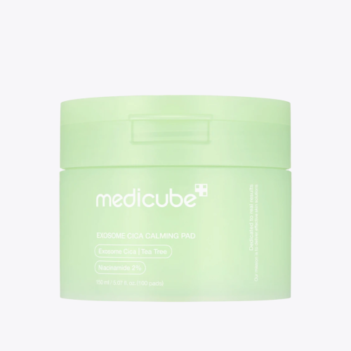 Medicube Exosome CICA Tea Tree Calming Toner Pads (100 pads)
