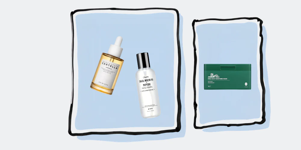 K-Beauty Products in a frame